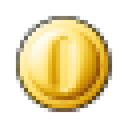 Ícone de moeda de videogame